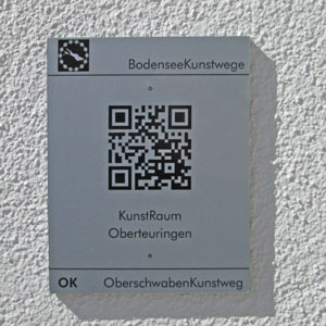 Kleines Infoschild BodenseeKunstwege