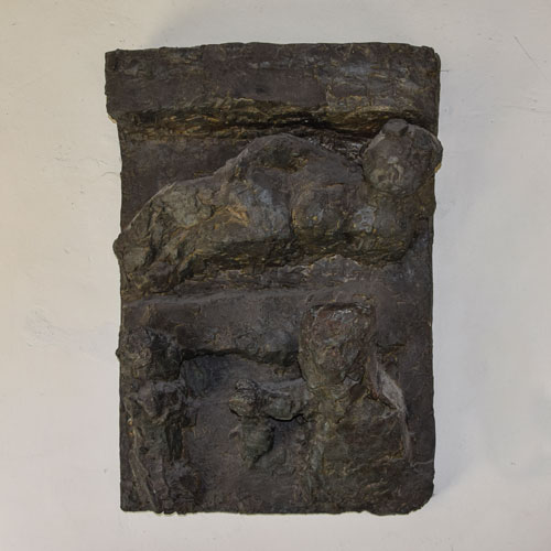 Relief mit Liegender und zwei Personen - Hans Josephsohn - hk1sh221