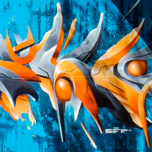 Graffitiwand 'Hall of Fame A4' - hk1sh243