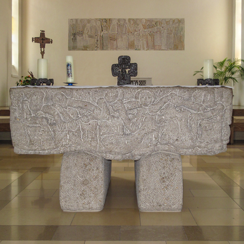 Kath. Kirche St. Theresia - mit Werken von Wendelin Matt - nk1tut235