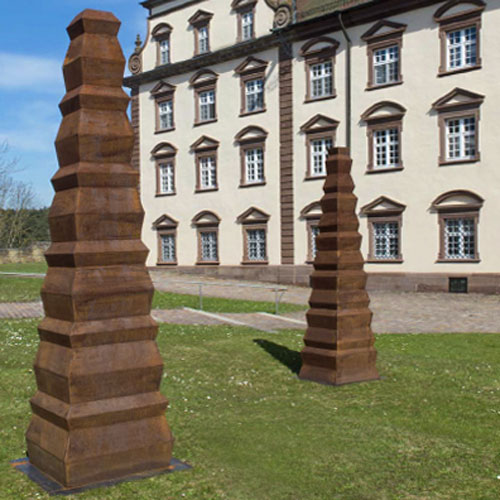 Säule V A (Hommage à Brâncuși) und Säule V B (Hommage à Brâncuși) - Jürgen Knubben - nk2rw371a