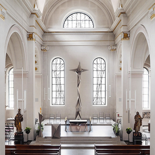 Kath. Pfarrkirche St. Maria - Erich Hauser  - nk3rw154