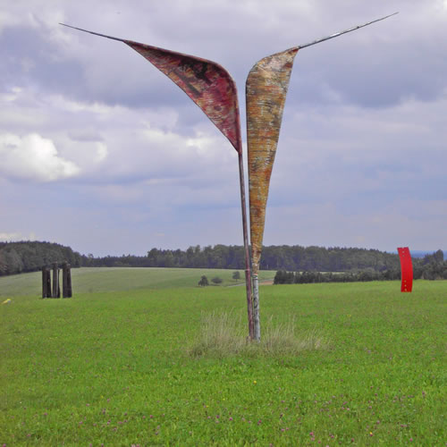 Galerie Werner Wohlhüter mit Skulpturenfeld - ok4sig115