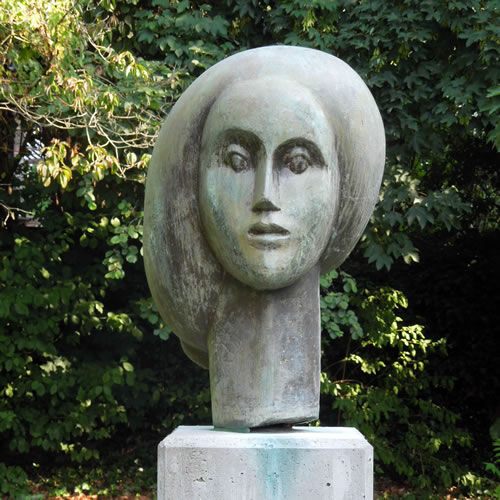 Villa Bosch, Haus des Gastes - Weiblicher Kopf - Leonard Österle - sk1kn151