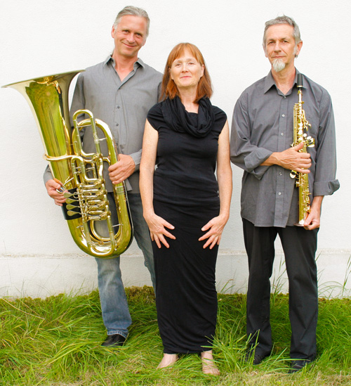 Die Künstler Bernhard Thomas Klein, Christine Koch und Andieh Merk